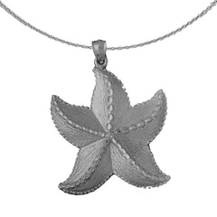 10K, 14K or 18K Gold Starfish Pendant