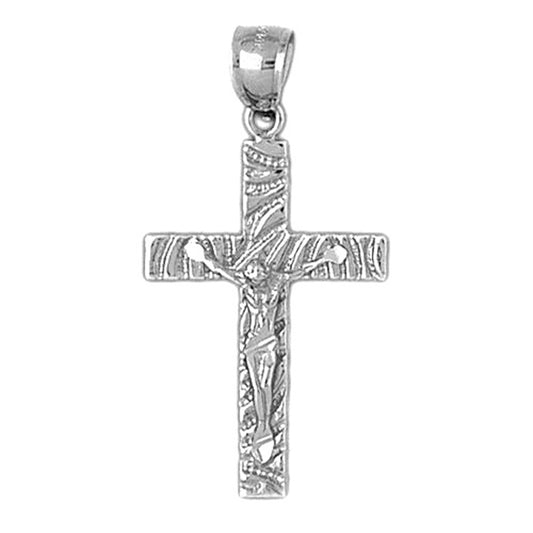 10K, 14K or 18K Gold Latin Crucifix Pendant