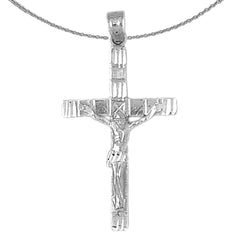 14K or 18K Gold Latin Crucifix Pendant