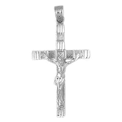 14K or 18K Gold Latin Crucifix Pendant