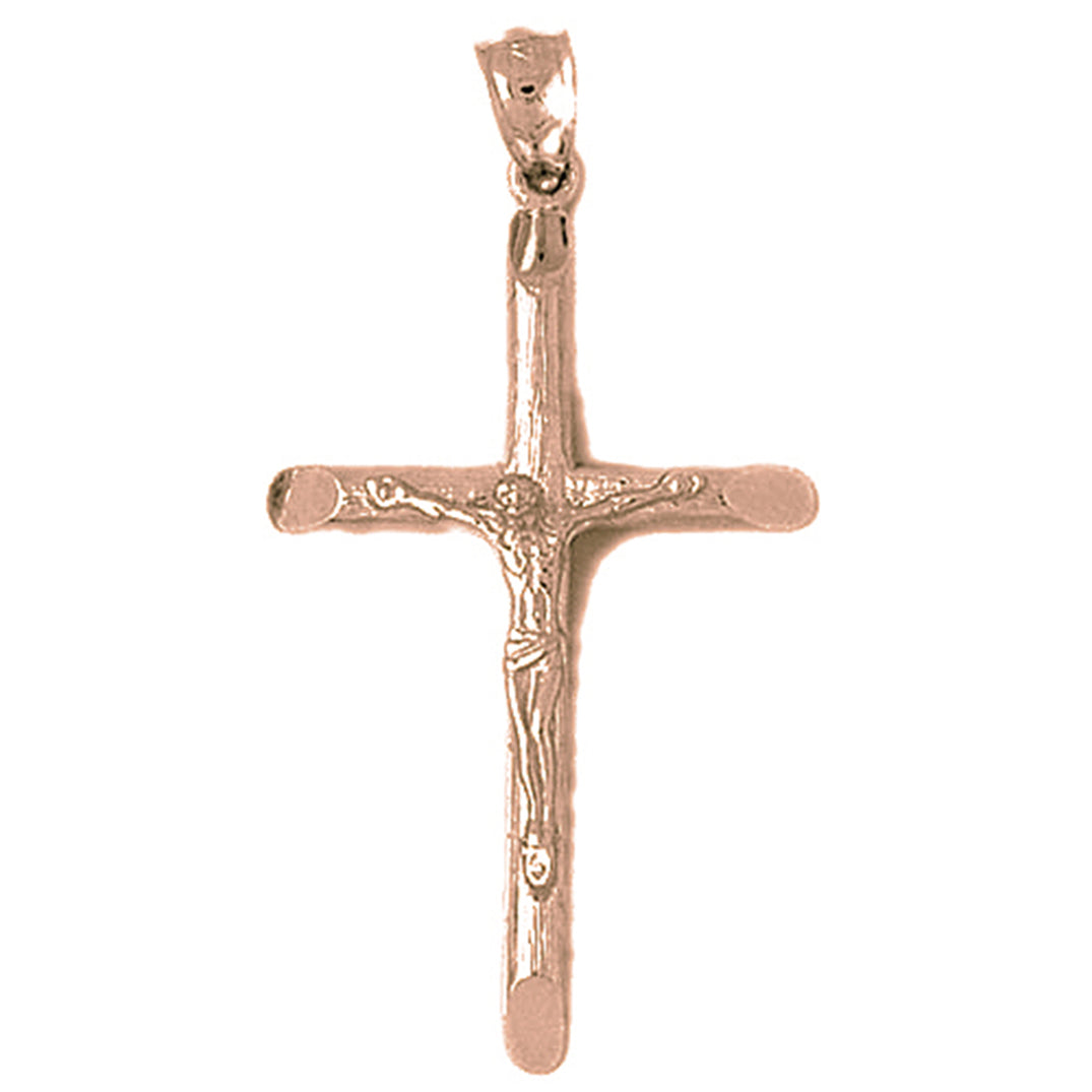 10K, 14K or 18K Gold Latin Crucifix Pendant