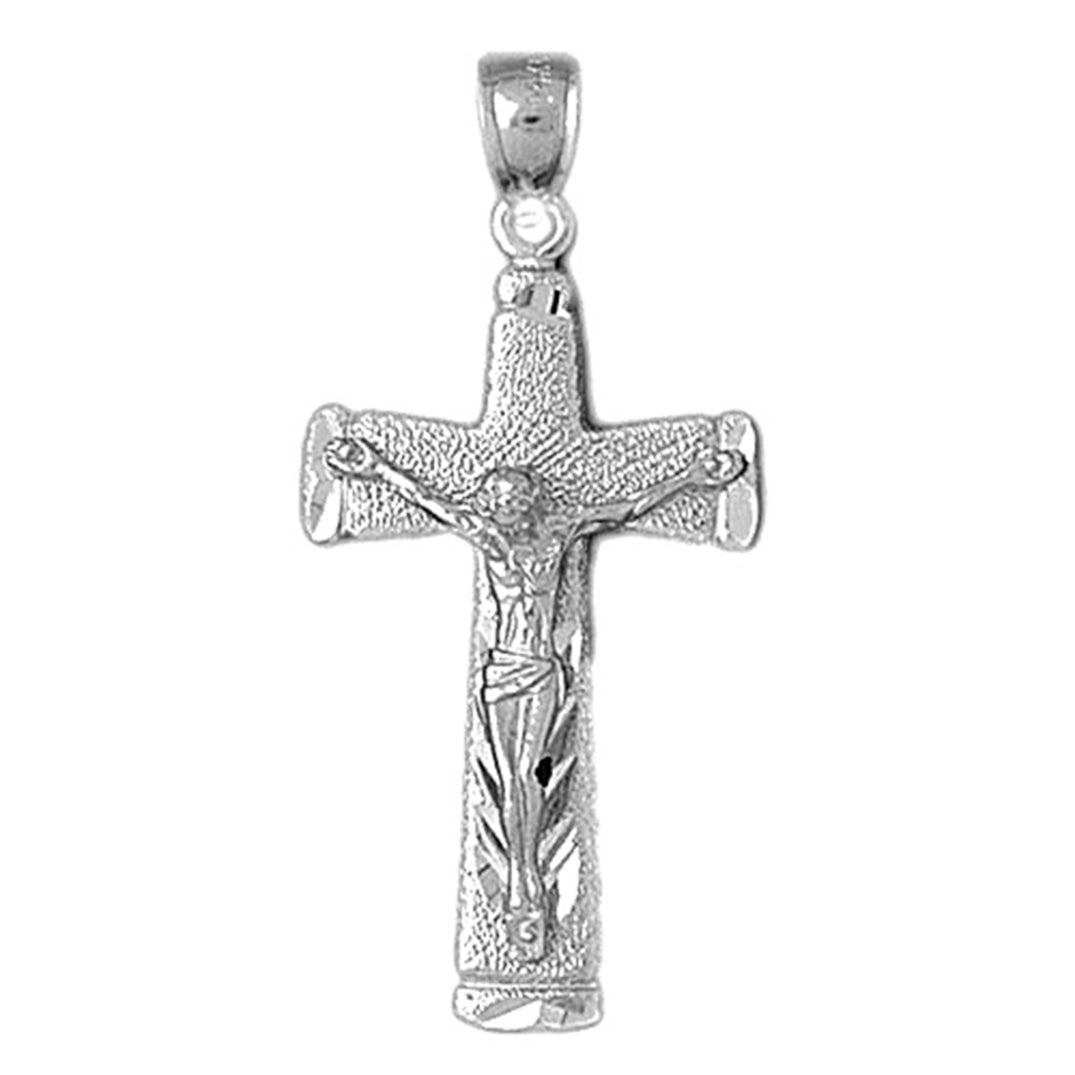 10K, 14K or 18K Gold Latin Crucifix Pendant