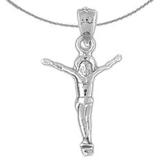 14K or 18K Gold Corpus Jesus Pendant