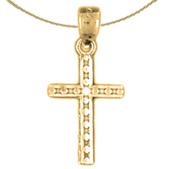 14K oder 18K Gold Corpus Jesus Anhänger