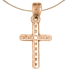 14K oder 18K Gold Corpus Jesus Anhänger