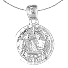 14K or 18K Gold Baptism Medal Pendant