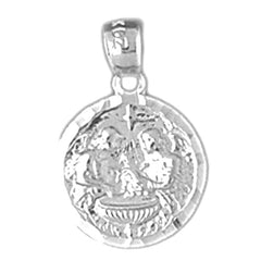 14K or 18K Gold Baptism Medal Pendant