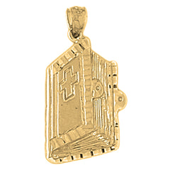 10K, 14K or 18K Gold Holy Bible Pendant