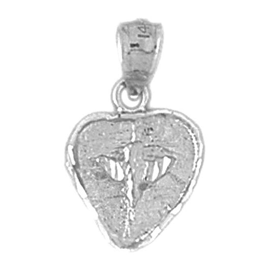 14K or 18K Gold Dove, Holy Spirit Dove Pendant