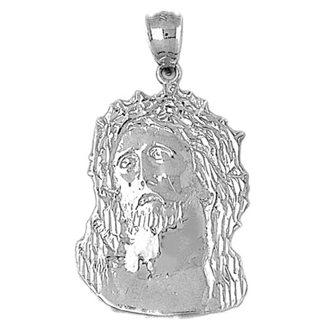 10K, 14K or 18K Gold Jesus Face Pendant