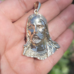 10K, 14K or 18K Gold Jesus Face Pendant