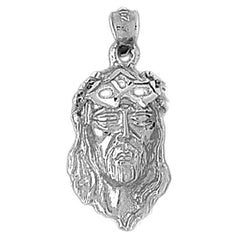 10K, 14K or 18K Gold Jesus Face Pendant