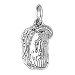 14K or 18K Gold Jesus Face Pendant