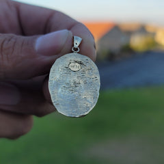 10K, 14K or 18K Gold Jesus Medal Pendant