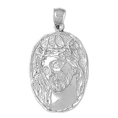 10K, 14K or 18K Gold Jesus Medal Pendant