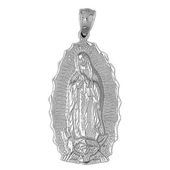 10K, 14K or 18K Gold Our Lady Guadalupe Pendant