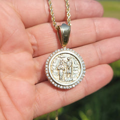 10K, 14K or 18K Gold Saint John Pendant