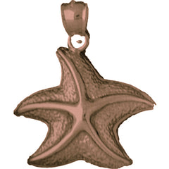 10K, 14K or 18K Gold Starfish Pendant