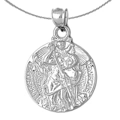 10K, 14K or 18K Gold Saint Christopher Pendant