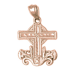 14K or 18K Gold Cross Pendant