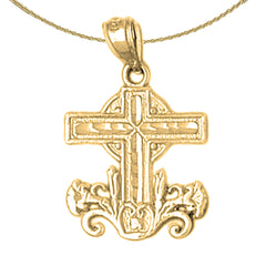 14K or 18K Gold Cross Pendant