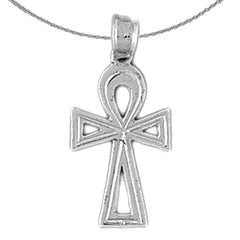 14K or 18K Gold Ankh Cross Pendant