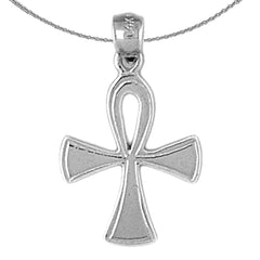 14K oder 18K Gold Ankh Kreuz Anhänger