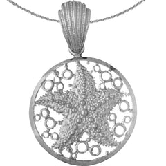 10K, 14K or 18K Gold Starfish Pendant