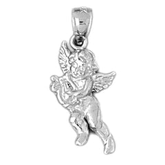 14K or 18K Gold Angel Pendant