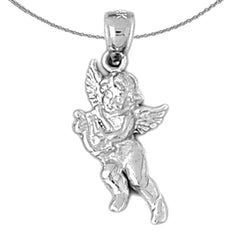 14K or 18K Gold Angel Pendant