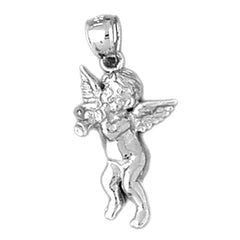 14K or 18K Gold Angel Pendant