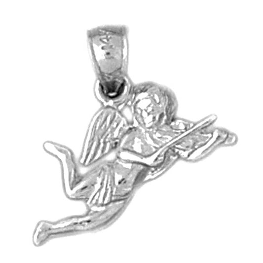 14K or 18K Gold Angel Pendant