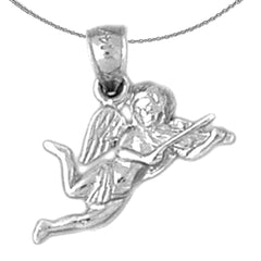 14K or 18K Gold Angel Pendant