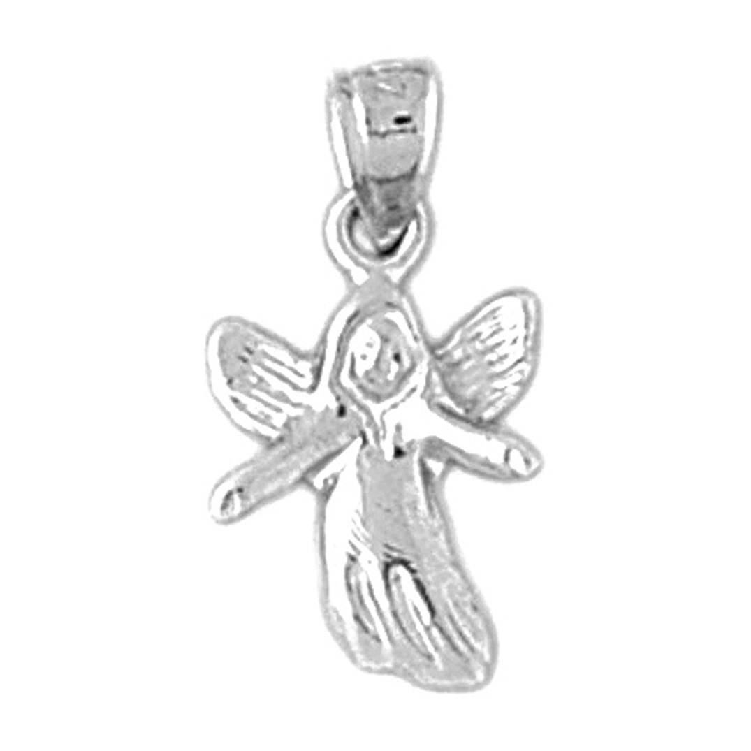 14K or 18K Gold Angel Pendant