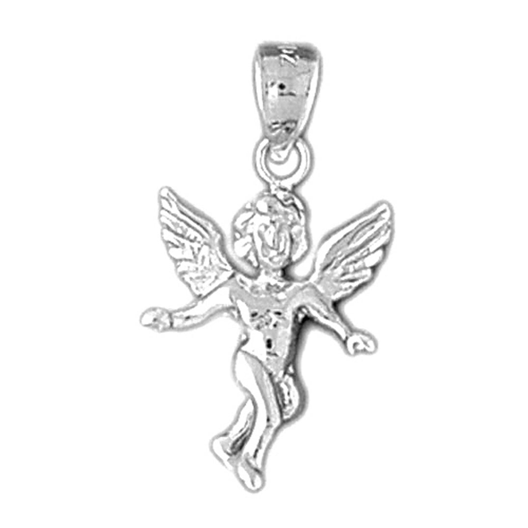 14K or 18K Gold Angel Pendant