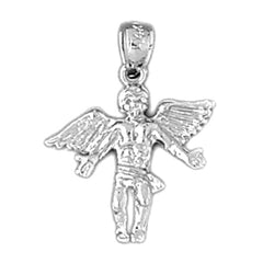 14K or 18K Gold Angel 3D Pendant