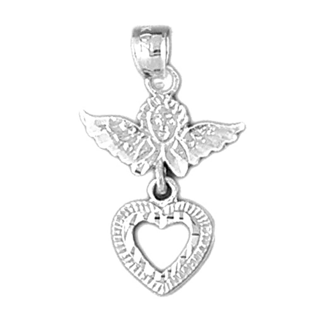 14K or 18K Gold Angel Pendant