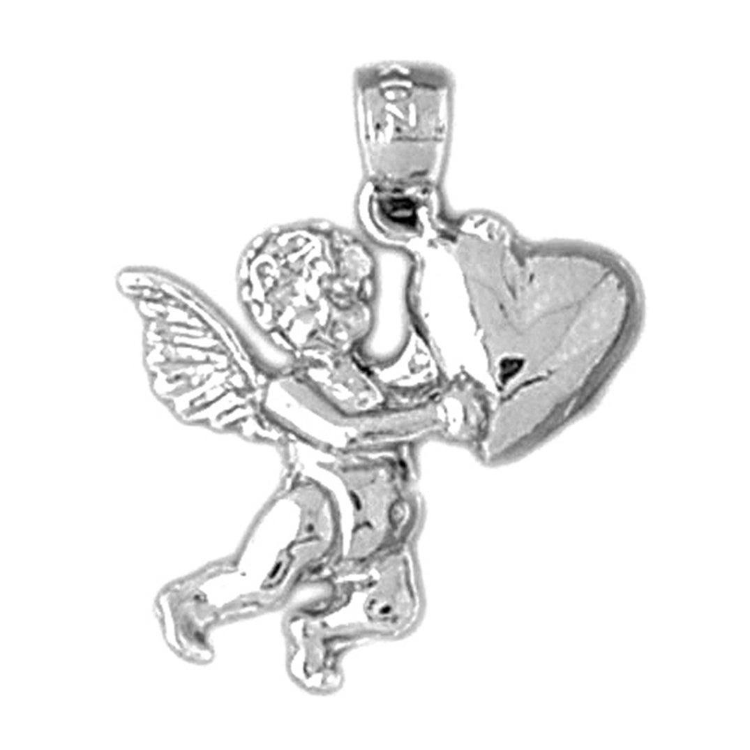 14K or 18K Gold Angel Pendant