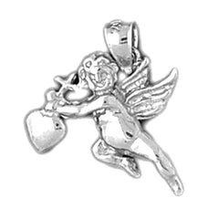 14K or 18K Gold Angel Pendant