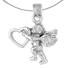 14K or 18K Gold Angel Pendant