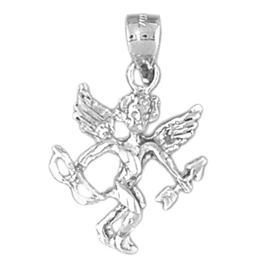 14K or 18K Gold Angel 3D Pendant