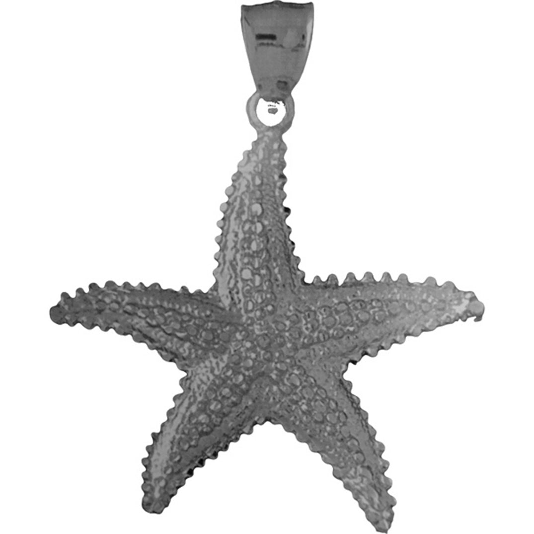 10K, 14K or 18K Gold Starfish Pendant