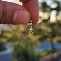 14K or 18K Gold Starfish Pendant