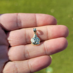 14K or 18K Gold Buddha Pendant