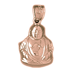 14K or 18K Gold Buddha Pendant