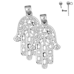 Pendientes Hamsa de Oro de 14K o 18K