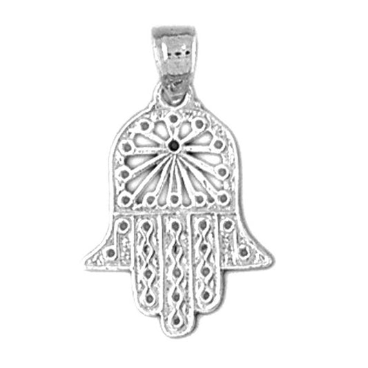 14K or 18K Gold Hamsa Pendant