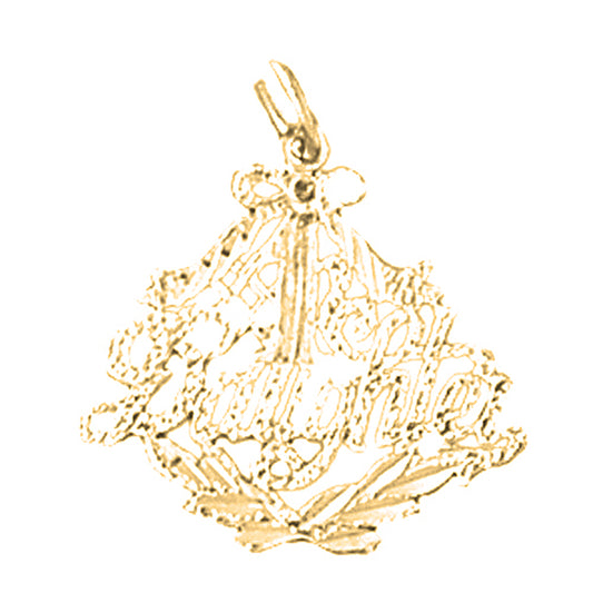 10K, 14K or 18K Gold Shark Pendant