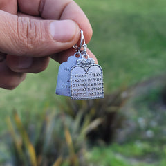 10K, 14K or 18K Gold Ten Commandments Pendant