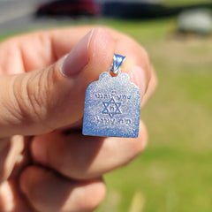 10K, 14K or 18K Gold Ten Commandments Pendant